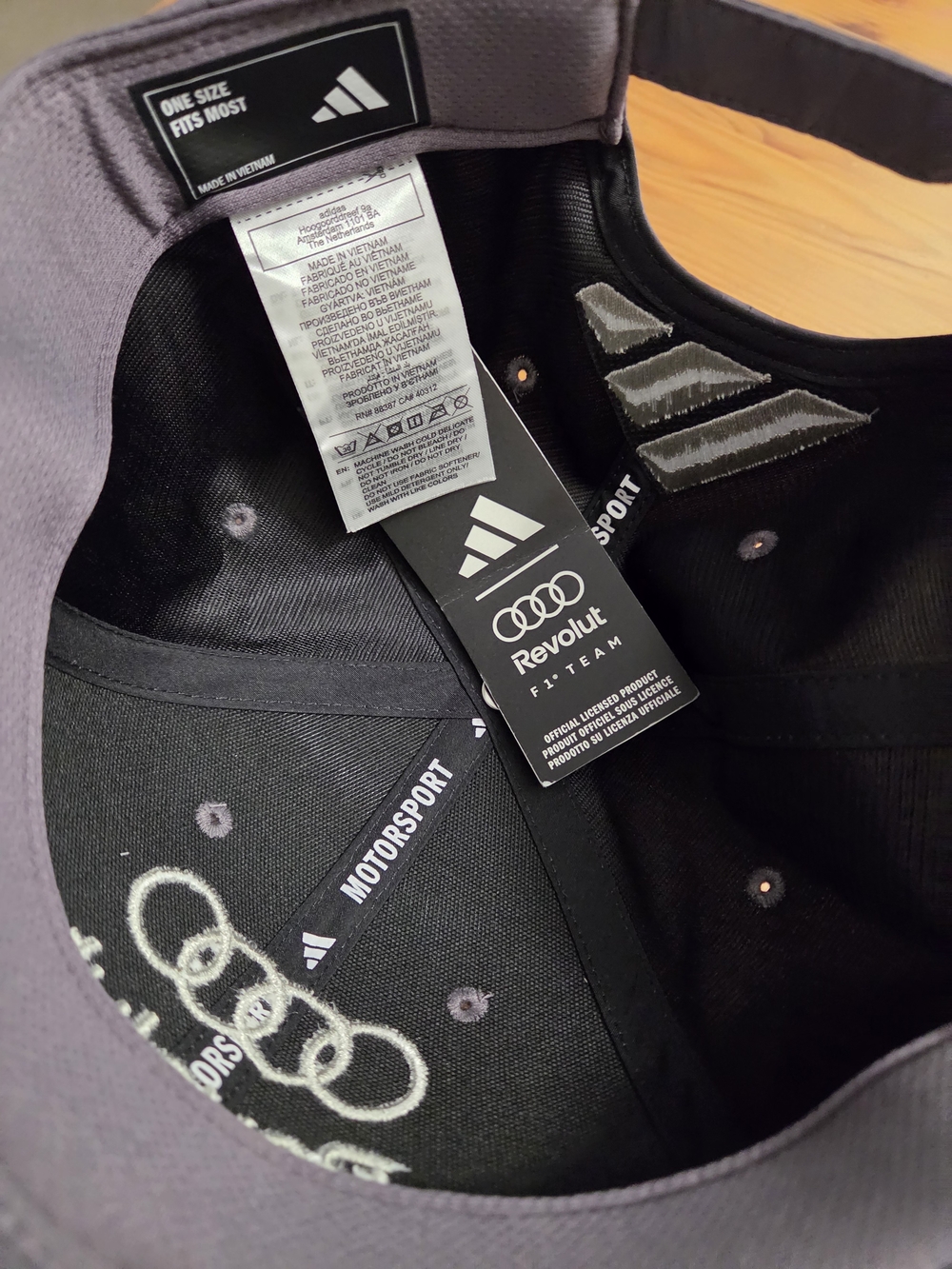 adidas Revolut F1 Audi Team Embroidered Cap - Picture 6 of 9